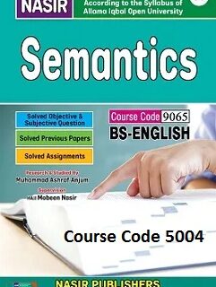 5004_9065 AIOU Book Semantics