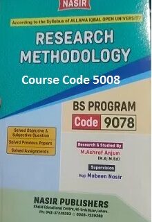 5008_9078 AIOU Book Research Methodology